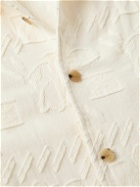 LE 17 SEPTEMBRE - Cotton-Jacquard Shirt - Neutrals