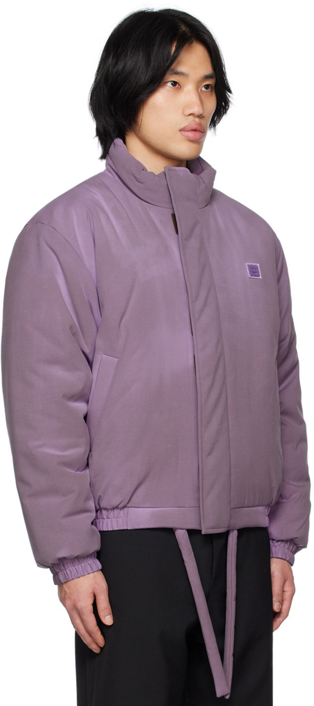 Acne Studios Purple Heat-Reactive Bomber Jacket Acne Studios