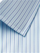 Charvet - Striped Cotton-Poplin Shirt - Blue