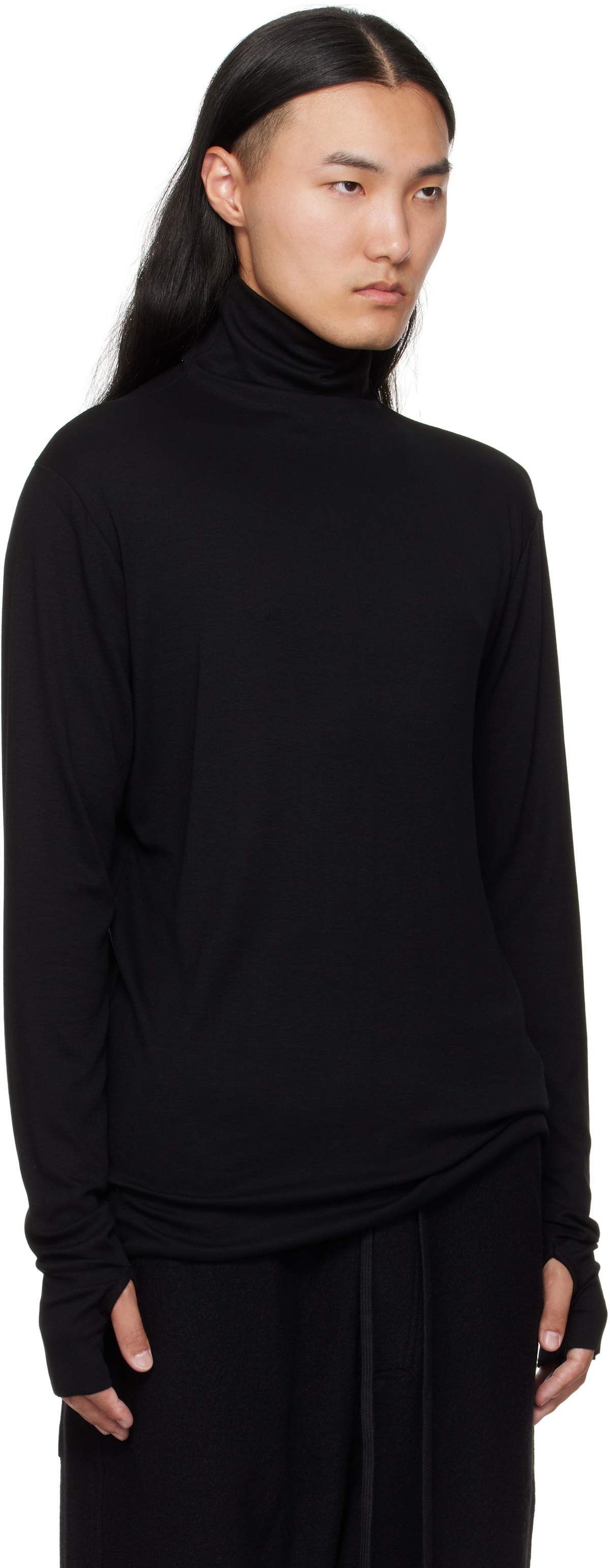 thom/krom Black M TS 891 Turtleneck