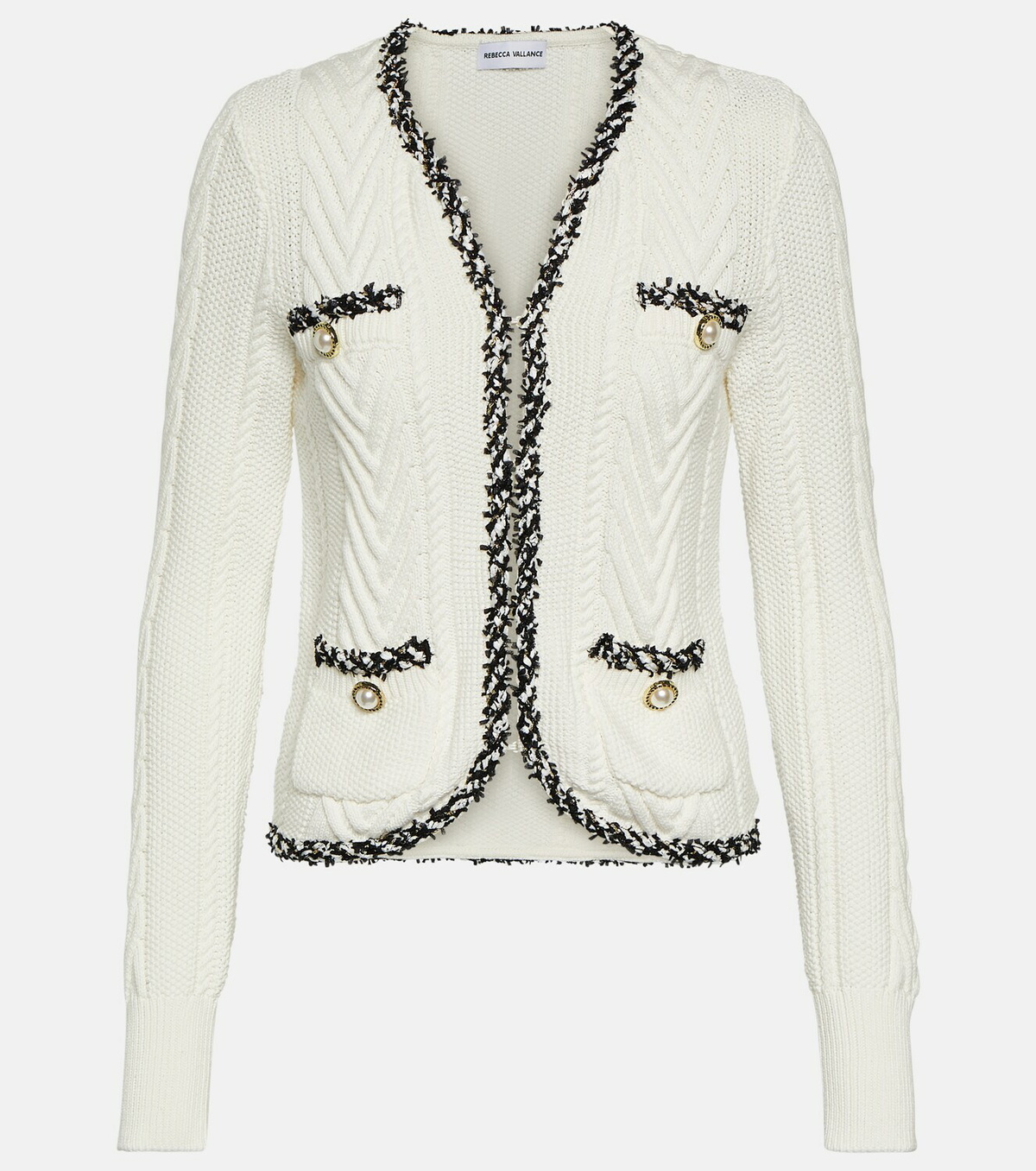 Rebecca Vallance Demy cable-knit cardigan