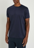 Raith Luxe Mercerised Cotton T-shirt Navy