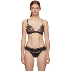 La Perla Black Floral Dream Triangle Bra