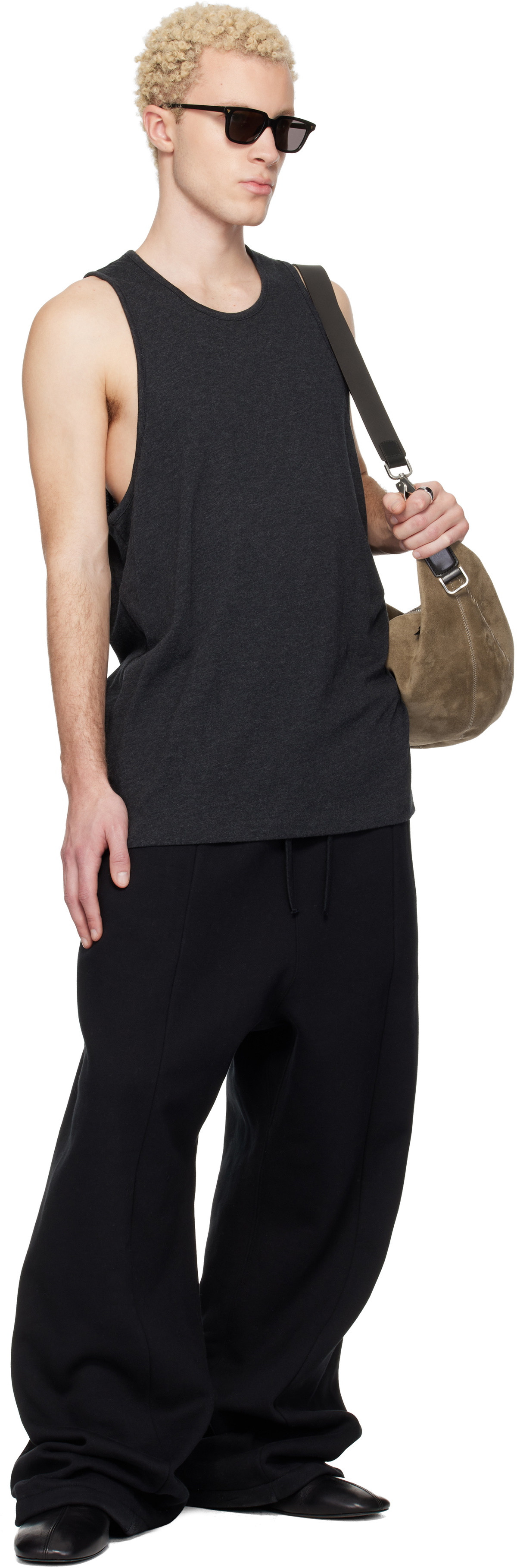 Fear of God ESSENTIALS Gray Signature Essential Tank Top