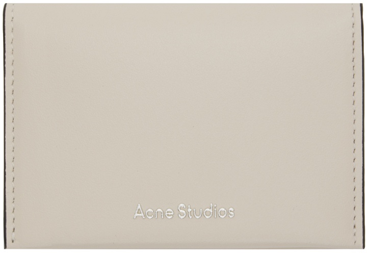 Photo: Acne Studios Off-White Flap Card Holder