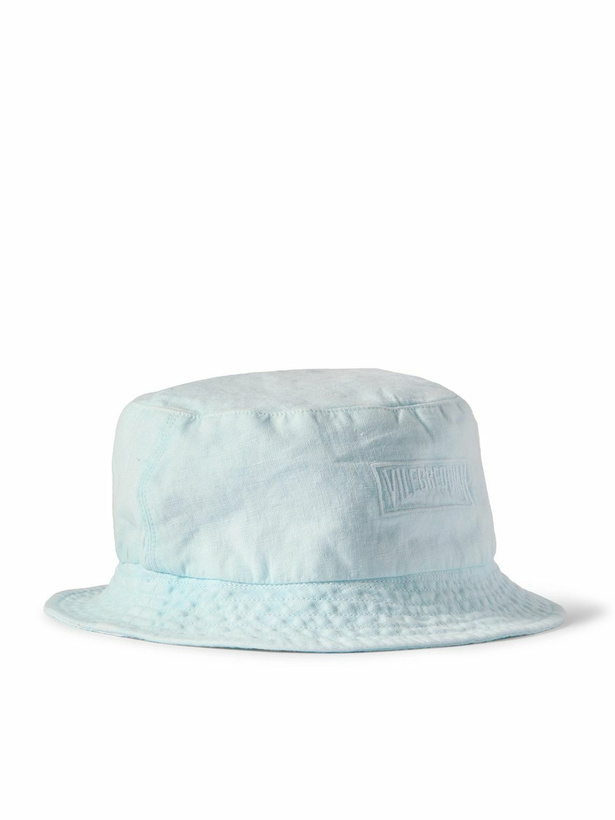 Photo: Vilebrequin - Bohème Logo-Embroidered Linen Bucket Hat - Blue