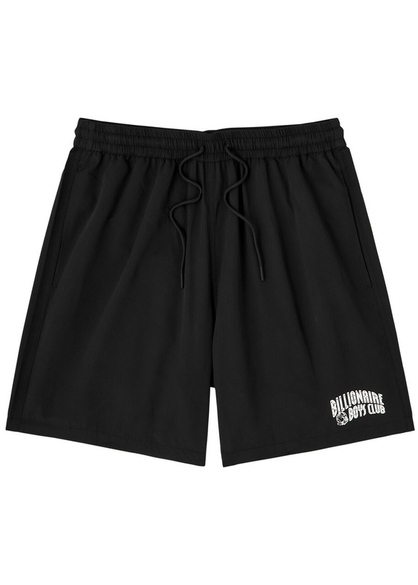 Photo: Billionaire Boys Club Diamond Dollars Logo Shell Swim Shorts Black