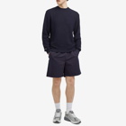 A.P.C. Men's x JJJJound Linen Shorts in Dark Navy