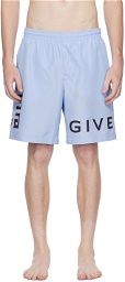 Givenchy Blue 4G Swim Shorts