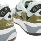 Saucony Men's Grid Shadow 2 Sneakers in Green/Green