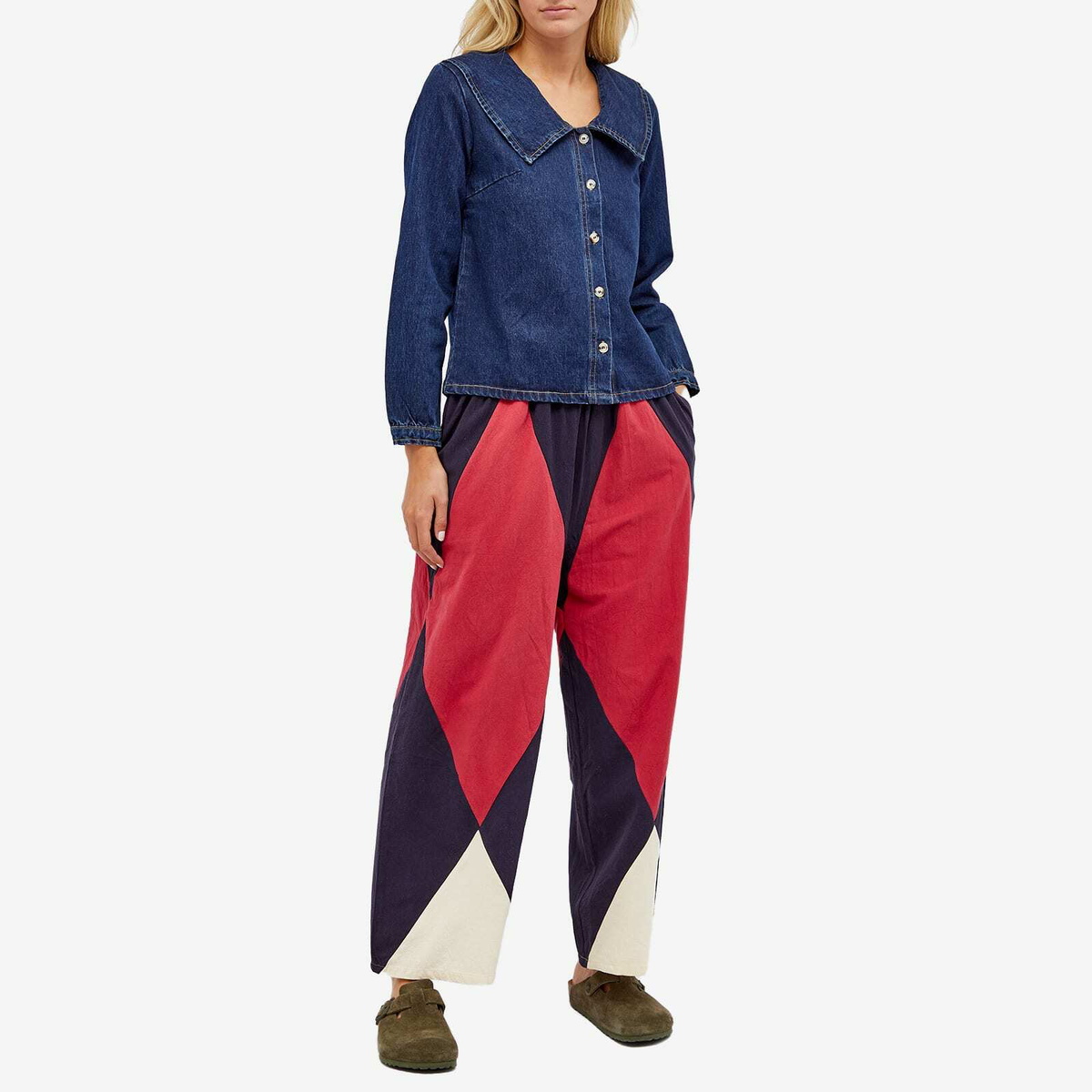 L.F. Markey Women's Eamon Trouser in Colourblock