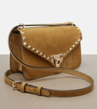 Valentino Garavani Rockstud Small suede shoulder bag