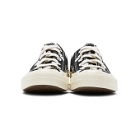 Comme des Garcons Play Black Converse Edition Polka Dot Heart Chuck 70 Low Sneakers