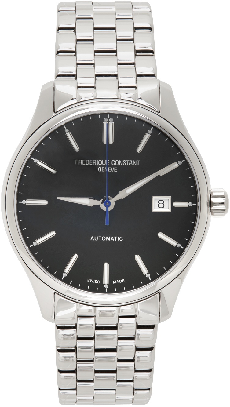 Photo: Frédérique Constant Silver & Green Index Automatic Watch