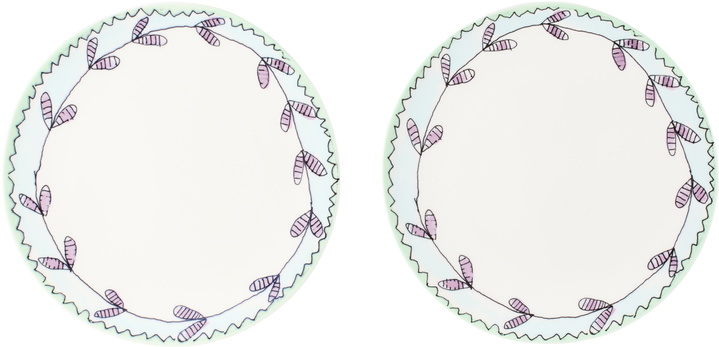 Photo: Marni White & Blue Serax Edition Breakfast Plate Set