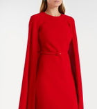 Roland Mouret Caped cady gown
