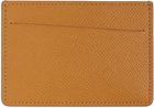 Maison Margiela Tan Four Stitches Card Holder