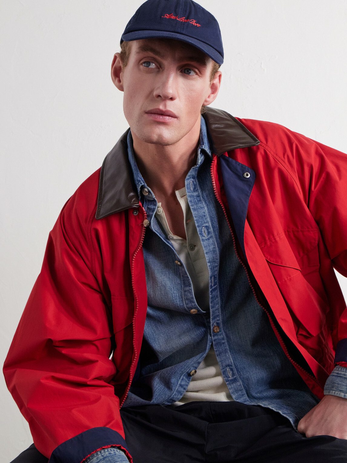 Aimé Leon Dore - Logo-Embroidered Cotton-Twill Baseball Cap - Blue