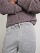Brunello Cucinelli - Tapered Cashmere-Blend Jersey Sweatpants - Gray