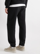 SSAM - Tomo Tapered Cashmere and Cotton-Blend Sweatpants - Black