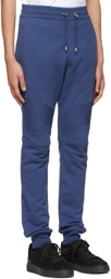Balmain Blue Cotton Lounge Pants