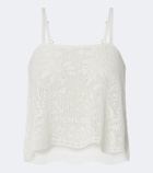 Chloé Pointelle cotton top