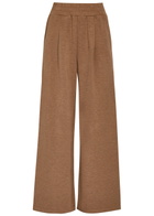 Varley The Extra Wide Leg 29.5 Stretch-jersey Sweatpants Brown