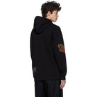 Givenchy Black Cheetah Patch Hoodie