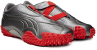 Ottolinger Gray & Red Puma Edition Mostro Lo Sneakers