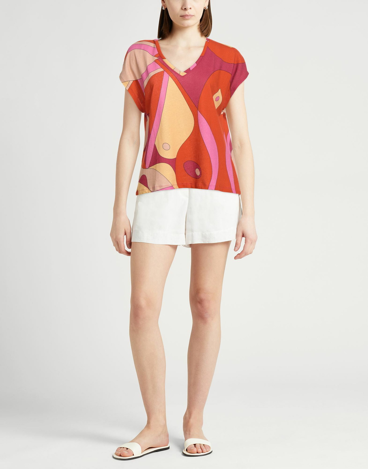 Majestic Filatures Womens T-shirt Rust
