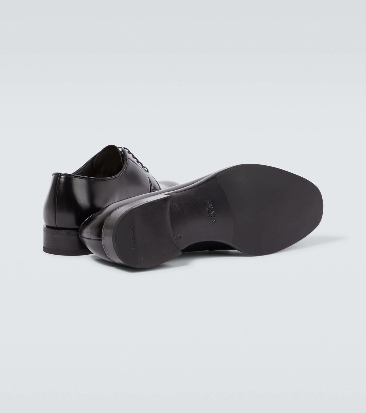 Prada Brushed leather Derby shoes