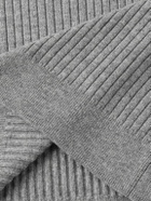Nili Lotan - Cole Slim-Fit Ribbed Cashmere Rollneck Sweater - Gray