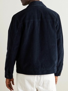 Mr P. - Cotton-Corduroy Blouson Jacket - Blue