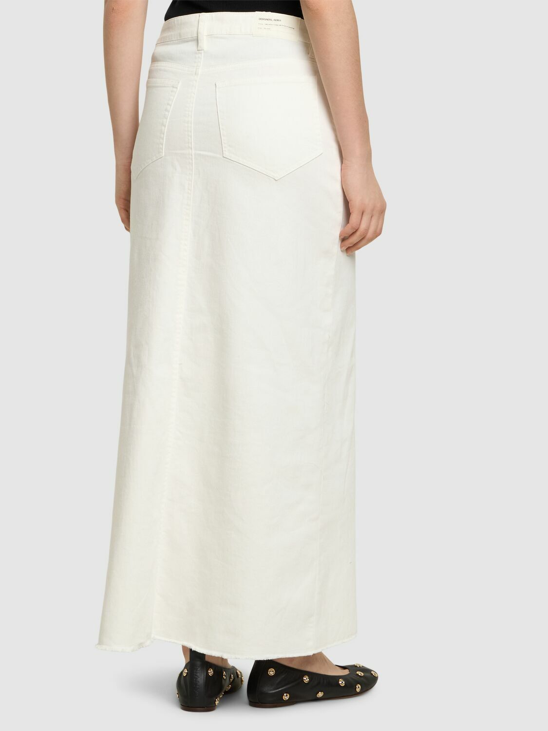 DESIGNERS REMIX Bennet Cotton Blend Long Skirt