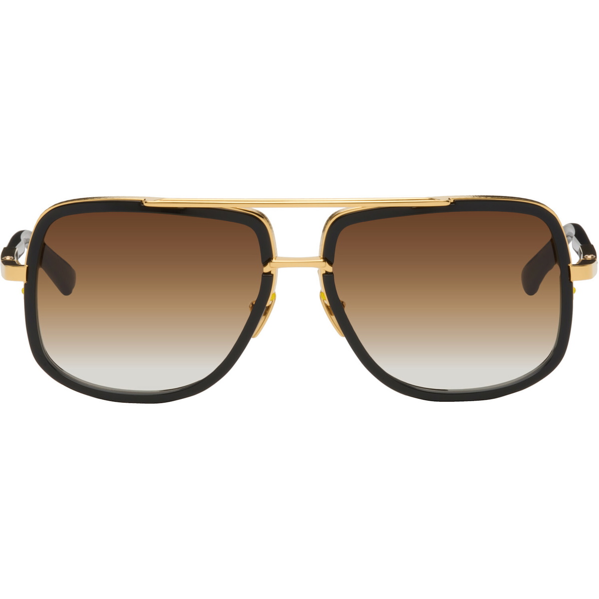 Dita Black & Gold Mach-One Sunglasses