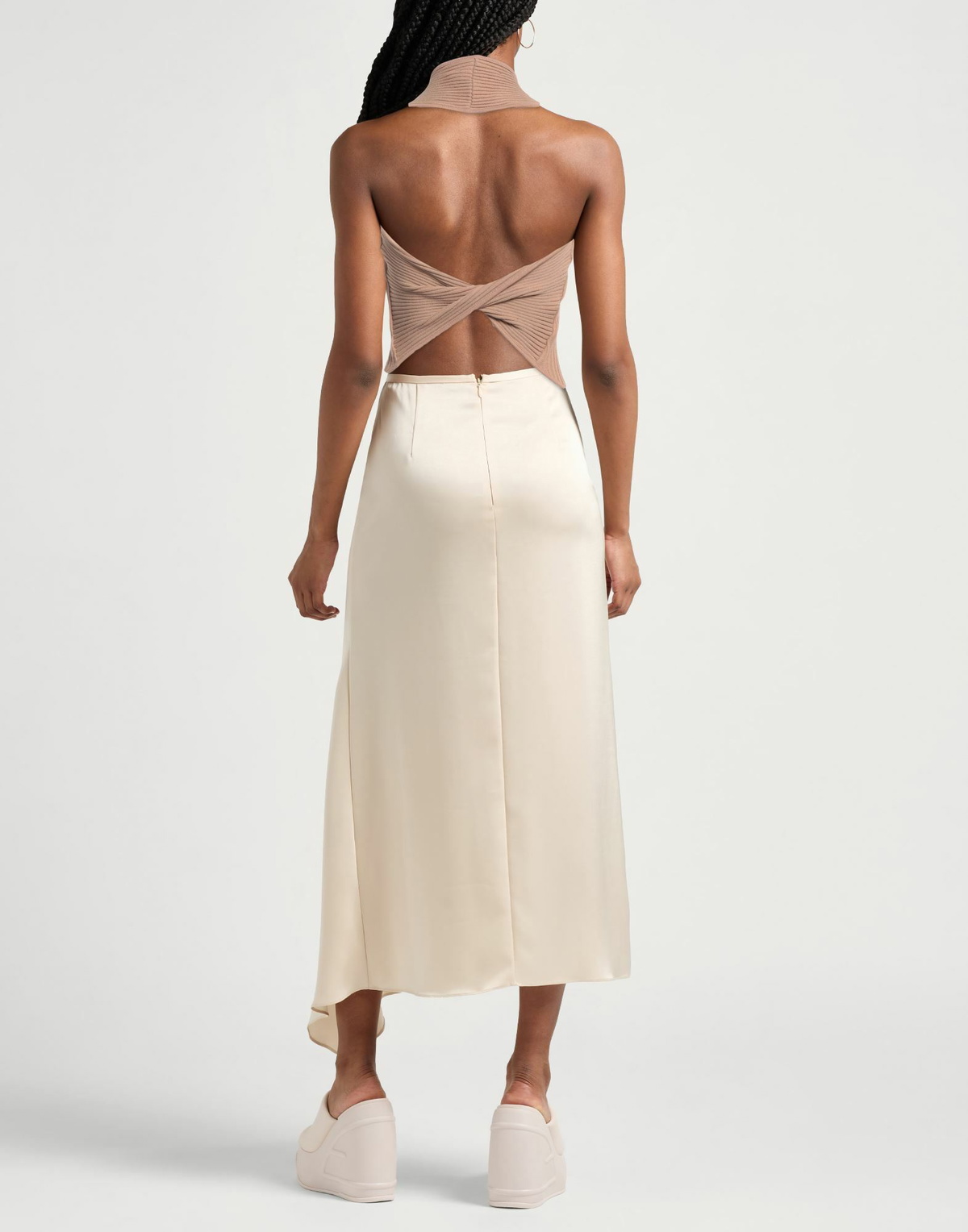 Andreādamo Womens Top Light brown