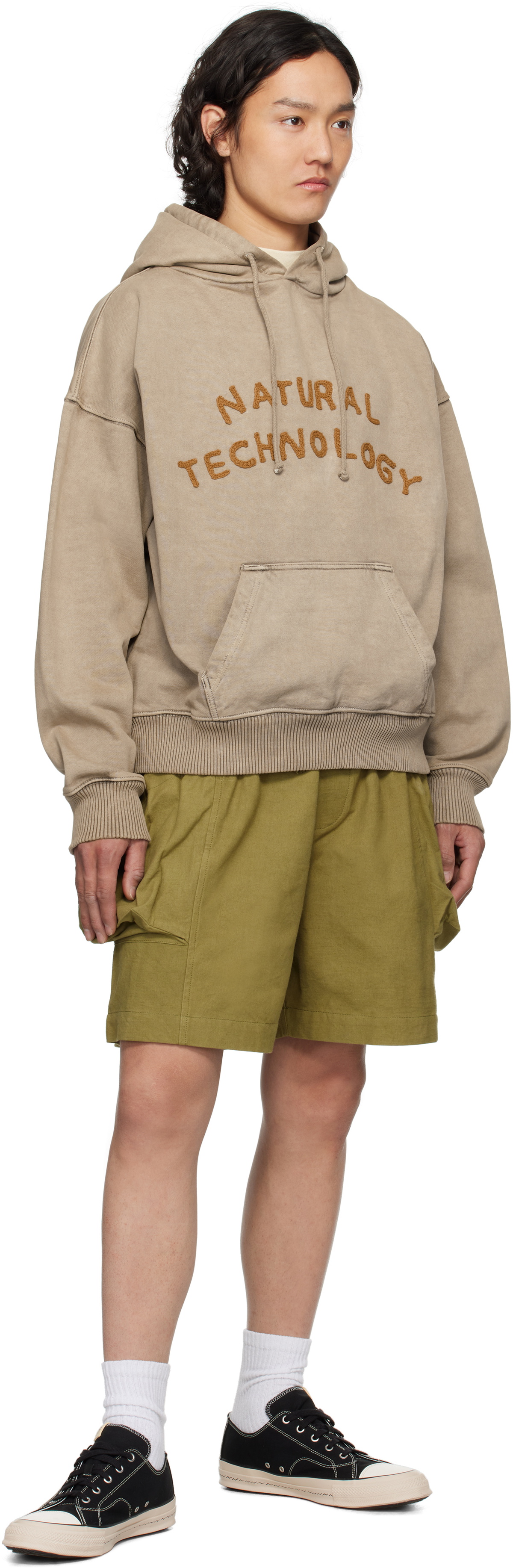 【関税込み】Story mfg. ブラウン Geo フーディ Story mfg. Brown Geo Hoodie Story Mfg.