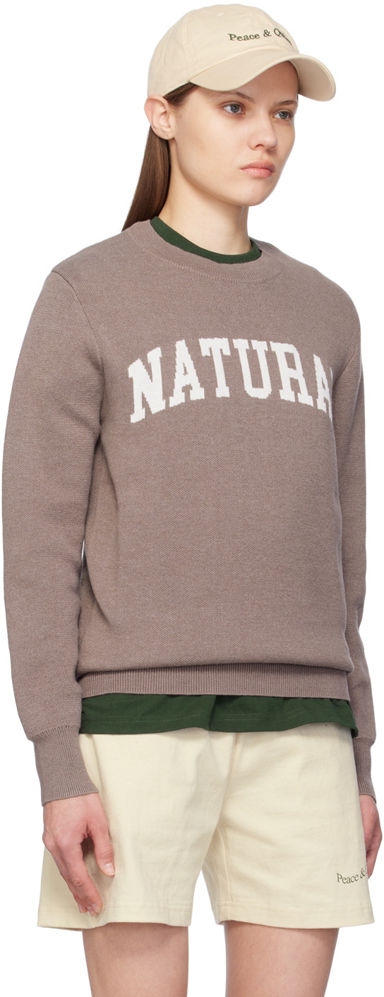 Museum of Peace & Quiet Brown 'Natural' Sweater