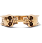 Alexander McQueen - Skull Gold-Tone Ring - Gold