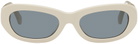 Sun Buddies Off-White Miuccia Sunglasses