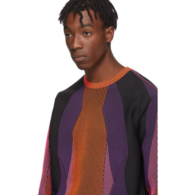Minotaur Orange Tech Knit Crew Sweater