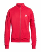 Berna Mens Sweatshirt in Tomato red