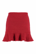 self-portrait Knitted Mini Skirt