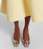 Roger Vivier Belle Vivier beaded satin pumps