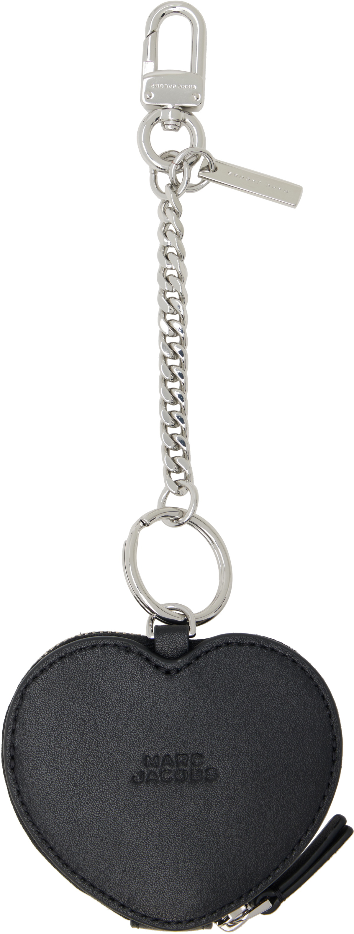 Marc Jacobs Black 'The Heart Pouch' Bag Charm