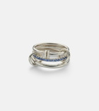 Spinelli Kilcollin Raneth sterling silver ring with sapphires and diamonds