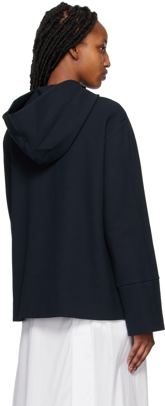Max Mara Leisure Navy Hooded Jacket