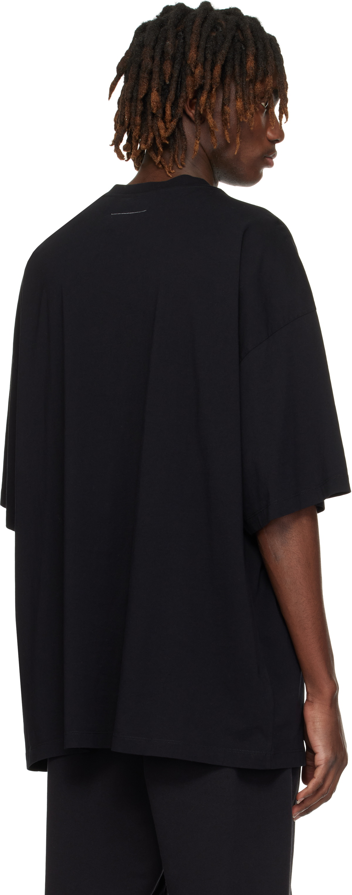 MM6 Maison Margiela Black Graphic T-shirt MM6 Maison Margiela