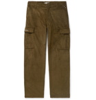 Pop Trading Company - Cotton-Corduroy Cargo Trousers - Men - Green