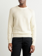 TOM FORD - Knitted Wool and Silk-Blend Sweater - Neutrals